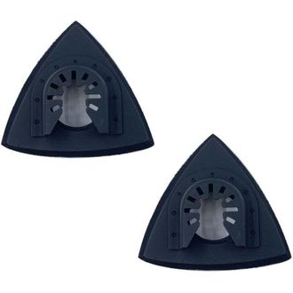 OEM Disco De Lijado Triangular De 80 Mm, Accesorios De Lijado Para Carpinter&iacute;a, Apto Para Lijar Y Pulir (2 Piezas) -crezuo