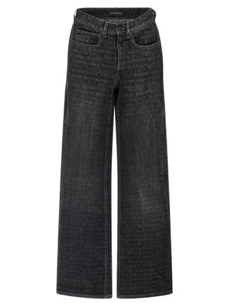 Balenciaga jeans met wijde pijpen