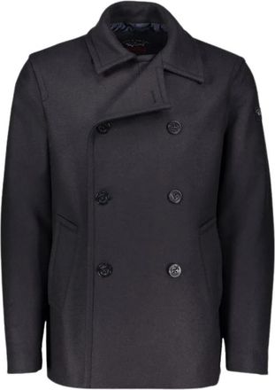 Paul & Shark Girocollo Blu Light Jacket - Heren - Zomerjassen - Zwart - XL - Wol - Jassen