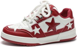 Generic Star Shoes Cute Shoes Y2k Sneakers Lightweight Fashion Non Slip Casual Shoes Unisex Couples Girls Anti-Slip Comfort Travel Outdoor Sport Size 4-8.5 Re