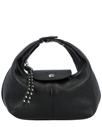 Longchamp Le Pliage Leather Mini Satchel