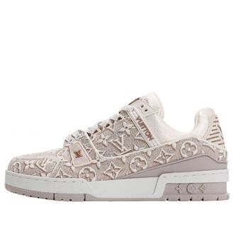 Louis Vuitton (WMNS) LOUIS VUITTON LV Trainer Sneaker Beige 1AKG4F