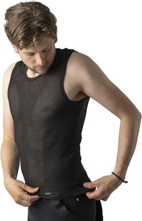 GripGrab PACR Spring Autumn Sleeveless Cycling Base Layer MTB Road Gravel Bike Undershirt Black