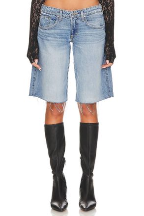 EB Denim Loon Raw Cut-Off Straight Cotton Shorts In Luca