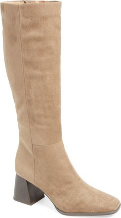Nordstrom Rack Newbury Block Heel Boot in Beige Taupe at Nordstrom Rack, Size 5.5