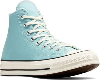 Converse Chuck Taylor 70 High Top Sneaker in Vernal Pool/Egret/Black at Nordstrom, Size 11