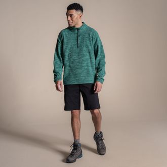 Craghoppers Heren Esk II Half Zip Fleece Top (Moza&iuml;ek groen)