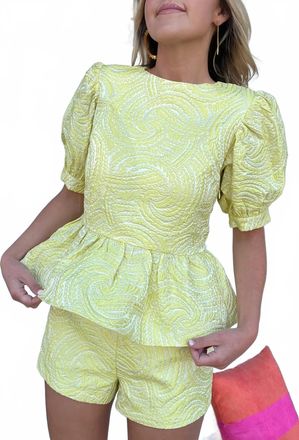 Ciebon Stella Set In Yellow
