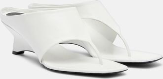 Khaite Marlow 55 leather mules