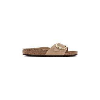 Birkenstock Slippers - Dames - Sandalen - Bruin - 36 EU - Leer - Schoenen