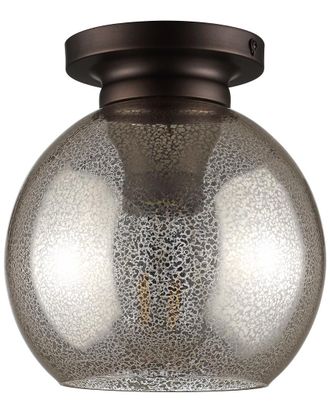 Jonathan Y Designs Jonathan Y Atlas 7.75In Metal Glass Led Flush Mount