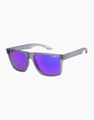 O'Neill Mens ONeill Mens Harlyn 2.0 Classic Cut Polarised Sunglasses - Matte Grey Crystal Purple Mirror - Size: ONE size