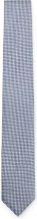 BOSS Jacquard-pattern tie in a silk blend