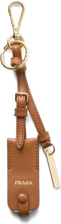 Prada Sleutelhanger met spiegelhoes - Bruin