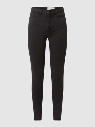 Noisy May Skinny Fit Jeans mit Viskose-Anteil Modell Callie in Anthrazit, Größe 27/32