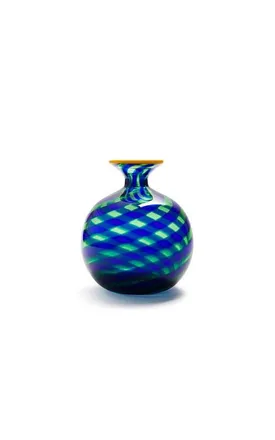 La DoubleJ Mini Ciccio Vase in Rigadin Twist Blue at Nordstrom