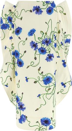 Stella McCartney White Ruffled Skirt