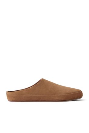 Loro Piana Tomori Suede Slippers