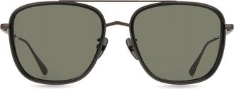 Linda Farrow JARVIS LFL1441 C2 Mens Sunglasses Black Size 56