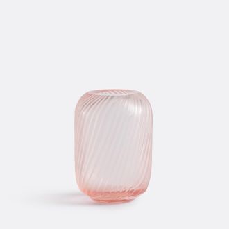 La Redoute Interieurs Vaas in geribbeld glas H13 cm, Azea