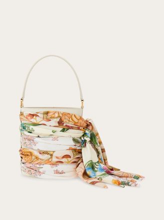 Ferragamo Women Mini bucket bag with foulard Multicolor