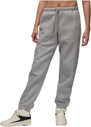 Nike Jordan Brooklyn Fleece Trainingsbroeken - Dames - Trainingsbroeken - Grijs - S - Katoen - Fitness