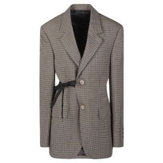 Balenciaga Wrap Tailored Jacket - female - Balenciaga - Blazers - Multicolor - XS - Jackets
