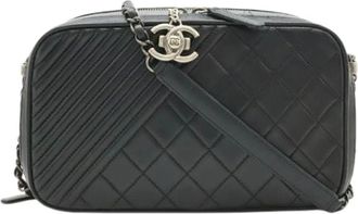 Chanel Pre-owned Boy Leather Camera Bag - - Pre-owned - Donna - Nero - ONE SIZE