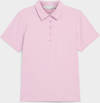 Contemporaine Womens Organic cotton plain polo shirt