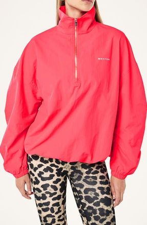 P.E Nation Engage Half Zip Windbreaker in Diva Pink at Nordstrom, Size X-Small