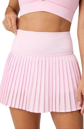 Fabletics Hot Shot Pleated Skirt Ultra Mini in Soft Pink at Nordstrom, Size Xx-Large