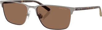 Arnette Hampere Zonnebrillen - Heren - Zonnebrillen - Grijs - 58 MM - Accessoires
