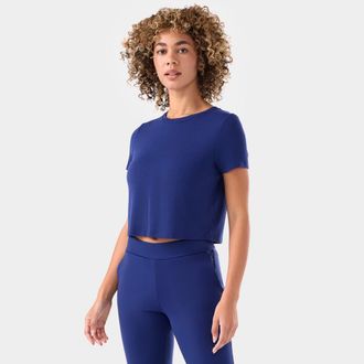 Tavi Ribbed Tee in Navy at Nordstrom, Size X-Small