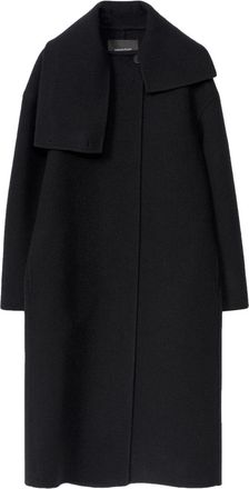 Fabiana Filippi Cappotto in lana cotta - Nero