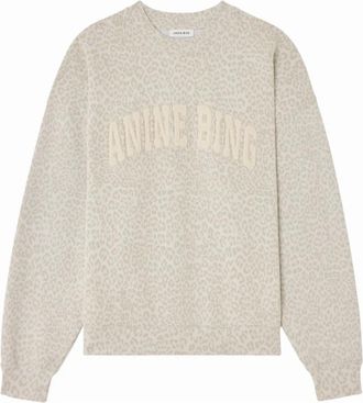 Anine Bing Miles Sweatshirt - Dames - Sweatshirts - Grijs - XS - Katoen - Hoodies & sweatvesten