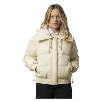 Kocca Winter Jackets, female, White, XS, Chic Puffer Style Short Coat