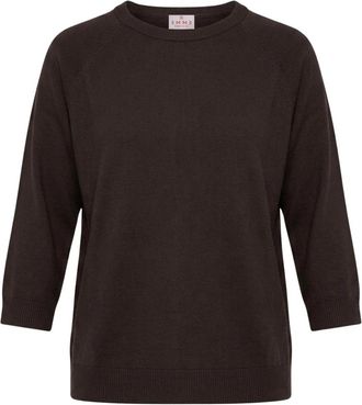 Emme Di Marella Emme DI Marella - Emmtunica Knit Top - Dames - Truien - Bruin - Maat: M Viscose