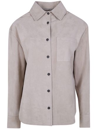 DRHOPE Classic Suede Overshirt