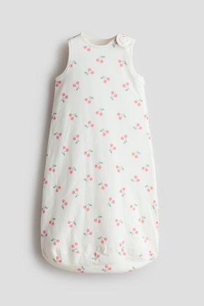 H&M Printed Sleep Bag in White/cherries at Nordstrom, Size 9-12M