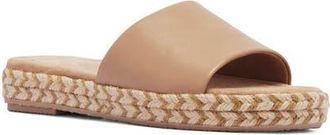 FRANKiE4 Lucia Espadrille Platform Slide Sandal in Camel at Nordstrom, Size 9.5
