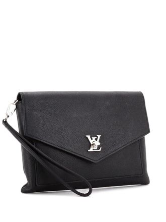 Louis Vuitton Mylockme Pochette Leather clutch bag - Nero