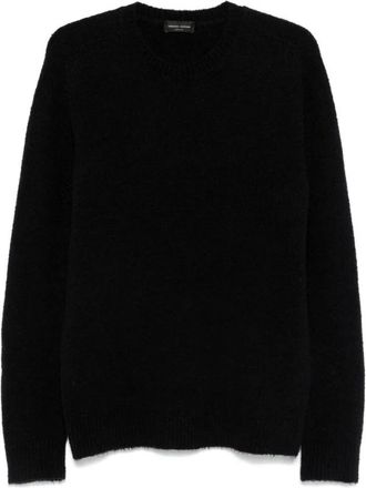 Roberto Collina Hombre, Jerseys, Negro, Talla: L