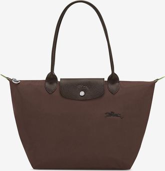 Longchamp Shopper aus recyceltem Canvas-Material Le Pliage Green M