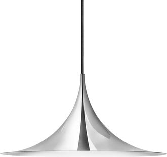 GUBI Semi Pendelleuchte &Oslash; 47 cm, Chrom