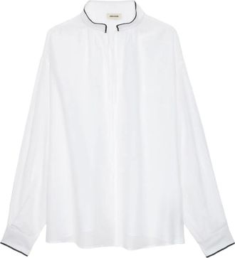 Zadig&Voltaire Blusa Tigy in cotone - Bianco