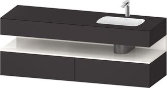 Duravit Qatego Lavabo Encastrado Con Base De Lavabo Consola, - Duravit