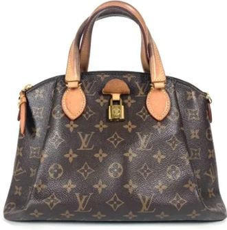 Louis Vuitton Tweedehands Canvas Louis Vuitton tassen - Dames - Vintage Handtas - Bruin - ONE Size - Vintage