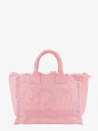 MC2 Saint Barth Borsa a spalla Vanity in canvas con logo frontale - MC2 SAINT BARTH - gender_Woman