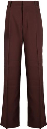 Jil Sander pressed-crease tailored trousers - men - Polyester/Cotton - 48