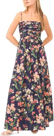Ted Baker Nara Floral Maxi Dress in Emerald Berry at Nordstrom, Size Medium